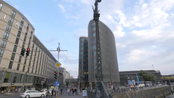 Het Ernst Jongerengebouw Berlijn — Stockvideo