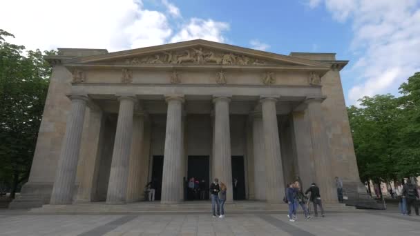 New Guardhouse Memorial Berlin — Stock Video