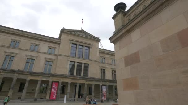 Neues Museum Berlin — Stockvideo