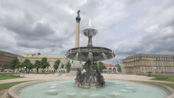 Fontana Piazza Palazzo — Video Stock