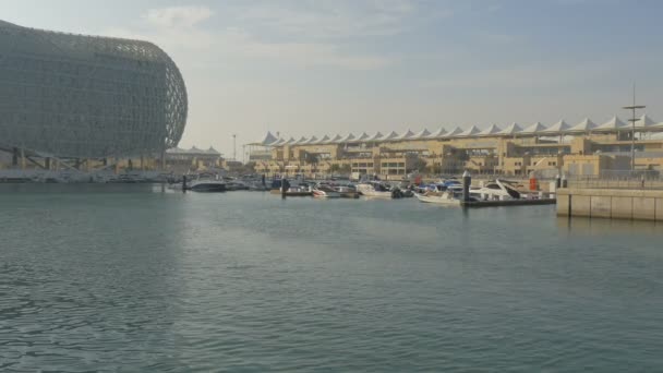 Yas Marina Abu Dhabi — Stockvideo