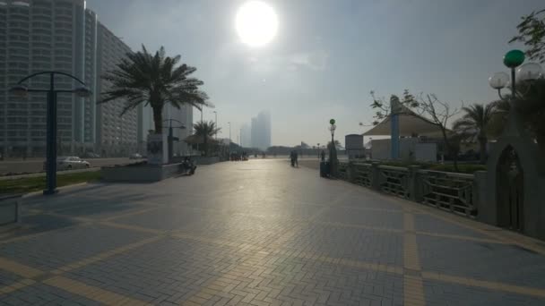 Dia Ensolarado Abu Dhabi — Vídeo de Stock