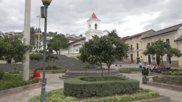 Plaza San Blas Κίτο — Αρχείο Βίντεο
