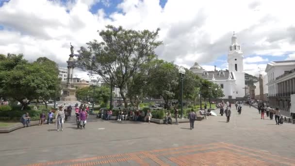 Plaza Independencia Quito — Vídeos de Stock