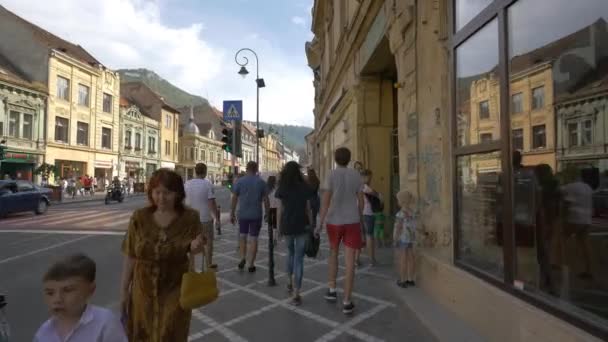 Paseo Lateral Calle Muresenilor — Vídeos de Stock
