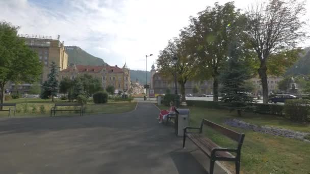 Parque Brasov Durante Día — Vídeos de Stock