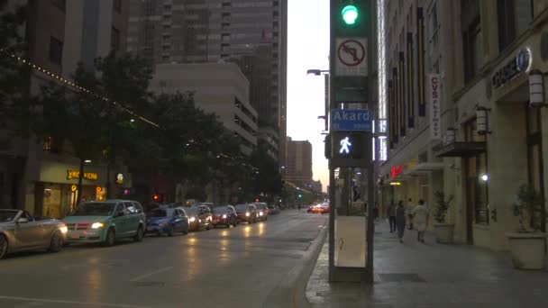Vista Rua Dallas — Vídeo de Stock