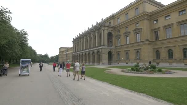 Monaco Baviera Residenz Hofgarten — Video Stock