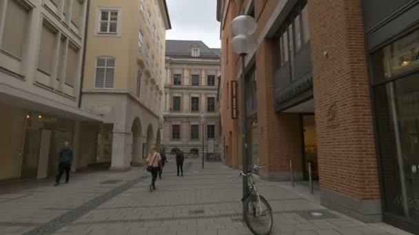 Vandring Windenmacherstrasse Tyskland — Stockvideo