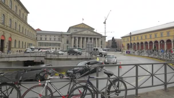 Max Joseph Platz Residenzstrasse — Video Stock