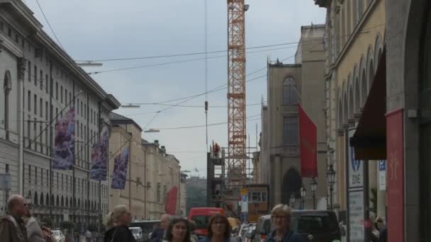 Grue Tour Sur Une Rue — Video