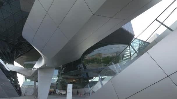 Modern Design Bmw Welt — Stock Video