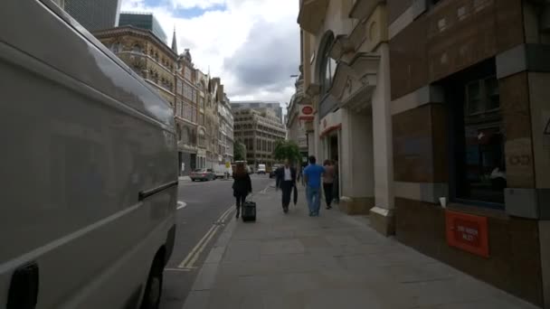 Eastcheap Street London — Stock video