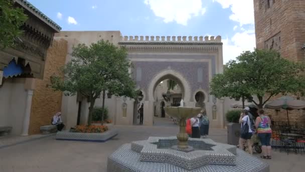 Bazar Bronze Marrocos Pavilhão Epcot — Vídeo de Stock