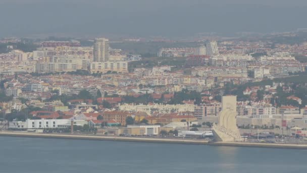 Tagus River Shore — Stok video