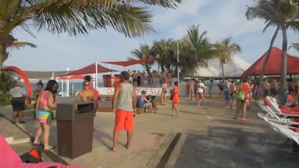 Lidé Paří Grand Oasis Cancun — Stock video
