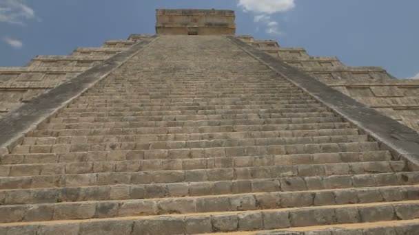 Cancun Daki Chichen Itza Tapınağı — Stok video