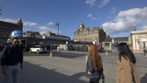 Edinburgh Caddesi Manzarası — Stok video