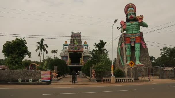 Maruthanar Templom Anjanajar Szobor — Stock videók