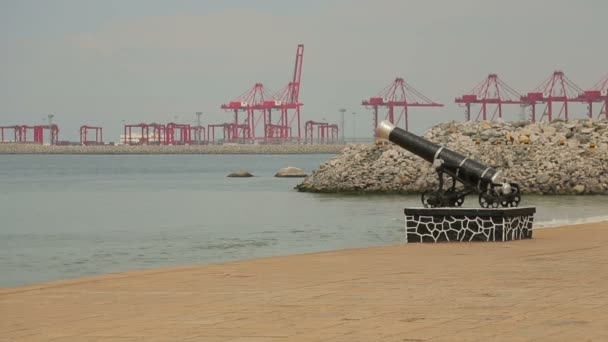 Viejo Cañón Playa — Vídeos de Stock