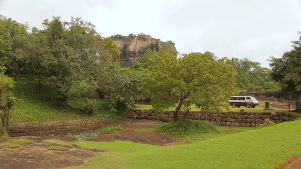 Zelená Oblast Poblíž Sigiriya — Stock video