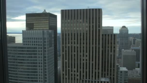 Rascacielos Ciudad — Vídeos de Stock