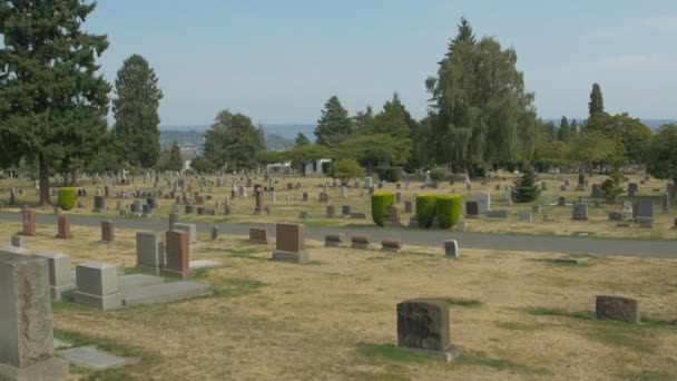 Hřbitov Seattle Spojené Státy Americké — Stock video