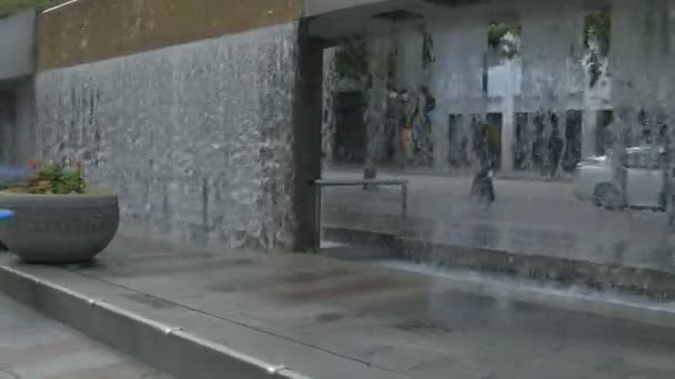 Westlake Park Fountain Förenta Staterna — Stockvideo