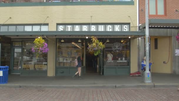 Starbucks Coffeehouse United States America — Stock Video