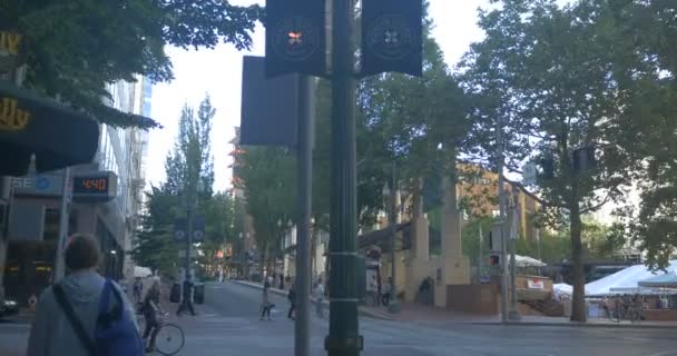 Utca Portland Belvárosában — Stock videók