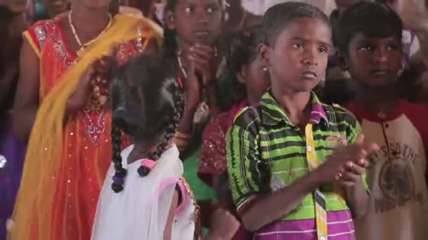 Group Indian Children Education Concept — Stockvideo