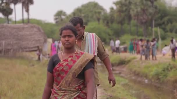 Indios Caminando Corriendo — Vídeo de stock