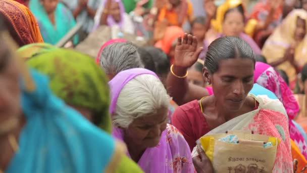 Indian Women Traditional Clothes Travel Concept — Vídeo de Stock