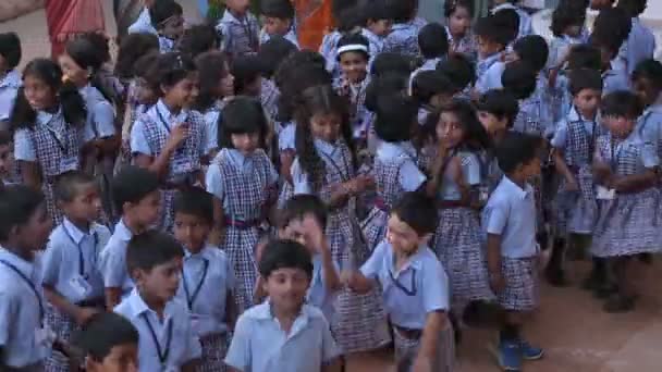 Group Indian Children Education Concept — Stock video