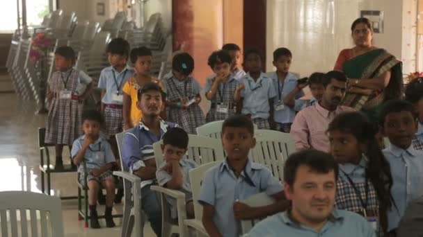 Group Indian Children Education Concept — Vídeo de stock