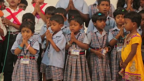 Group Indian Children Education Concept — Vídeos de Stock