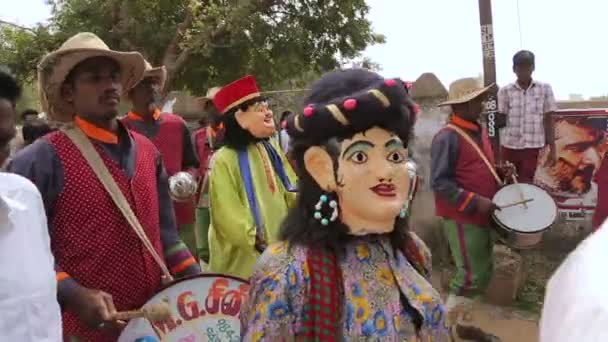 Traditionelles Fest Indien — Stockvideo