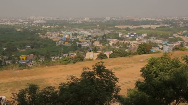 Zicht Stadsgezicht India — Stockvideo