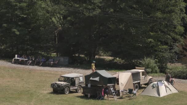 Relajarse Campamento — Vídeos de Stock