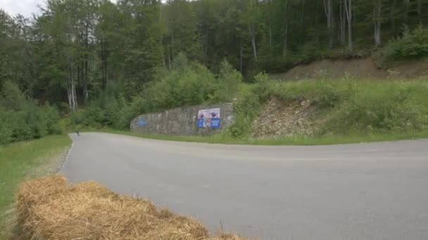 Compétiteurs Participant Une Épreuve Longboard — Video