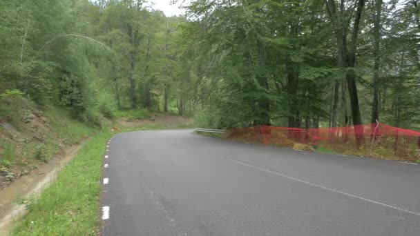 Longboarder Por Camino — Vídeos de Stock