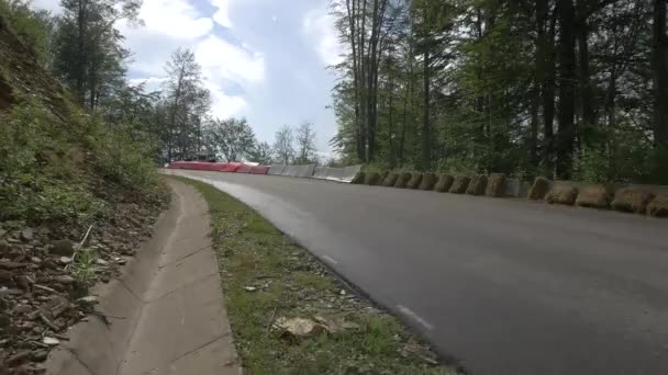 Longboarding Słoneczny Dzień — Wideo stockowe