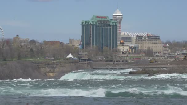 Buildings Niagara Falls — Video Stock