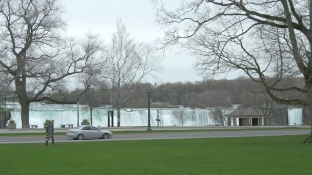 Niagara Waterfall Seen Park — 图库视频影像