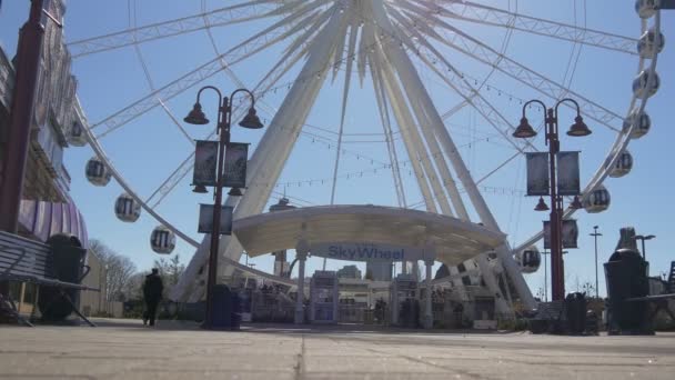 Skywheel Niagara Falls Canada — Stock Video