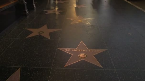 Pessoas Caminhando Noite Los Angeles — Vídeo de Stock