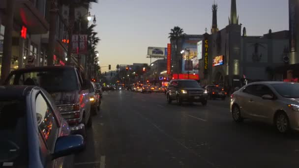 Autos Los Angeles — Stockvideo