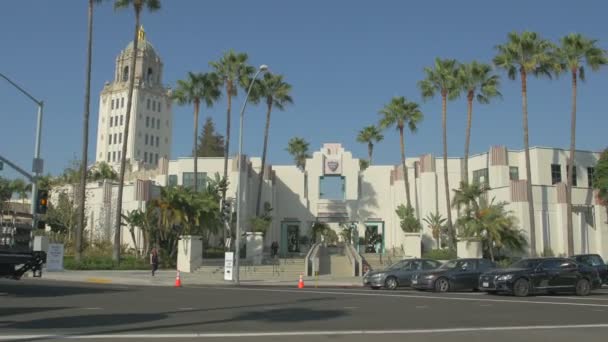 City Hall Beverly Hills Stany Zjednoczone Ameryki — Wideo stockowe