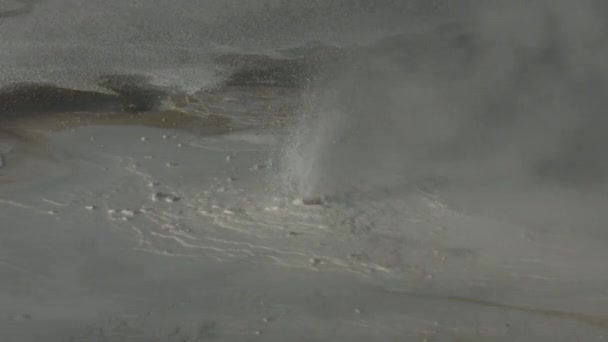 Salpicos Geyser Parque Nacional Yellowstone — Vídeo de Stock