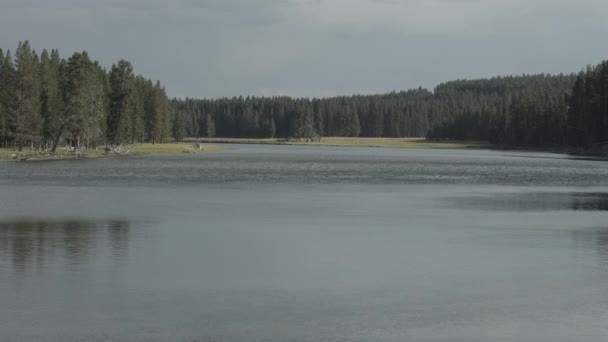 Yellowstone Lake Yellowstone National Park Amerika — Stockvideo